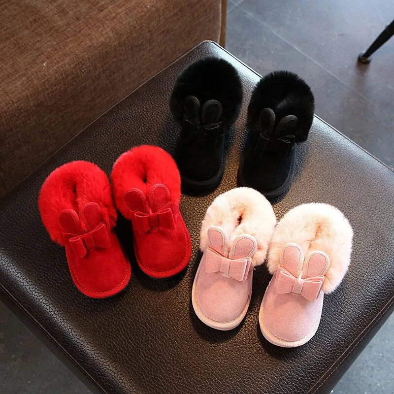 Cozy Rabbit Princess Snow Boots