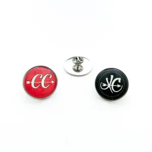 Cross Country Running Brooch Pin