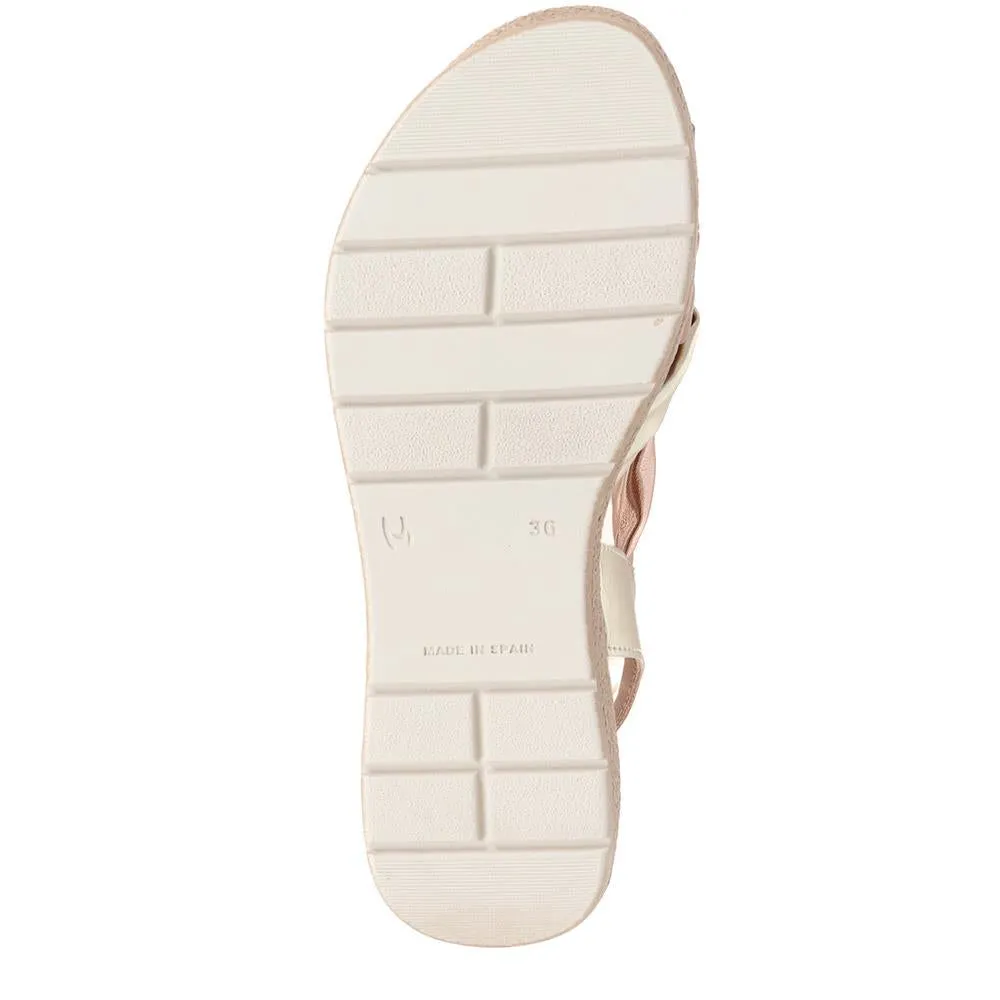 Cross-Strap Platform Sandals  - MARIL39003 / 325 332