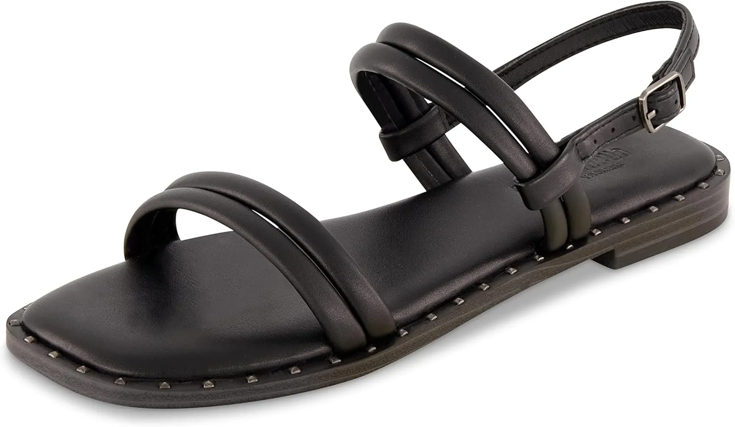 CUSHIONAIRE Women's Virgo flat sandal  Memory Foam