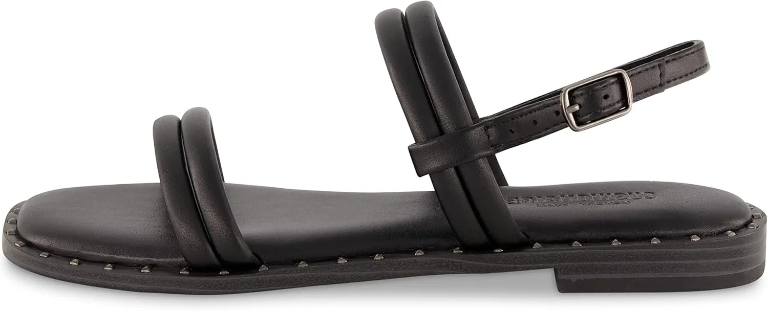 CUSHIONAIRE Women's Virgo flat sandal  Memory Foam