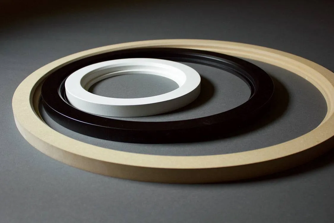 Custom-Sized Impress Framed Round/Oval Stretchers