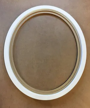 Custom-Sized Impress Framed Round/Oval Stretchers