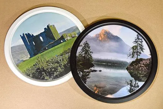Custom-Sized Impress Framed Round/Oval Stretchers
