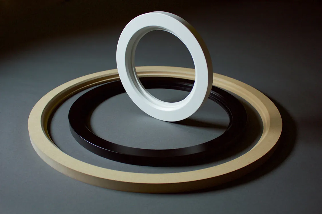 Custom-Sized Impress Framed Round/Oval Stretchers