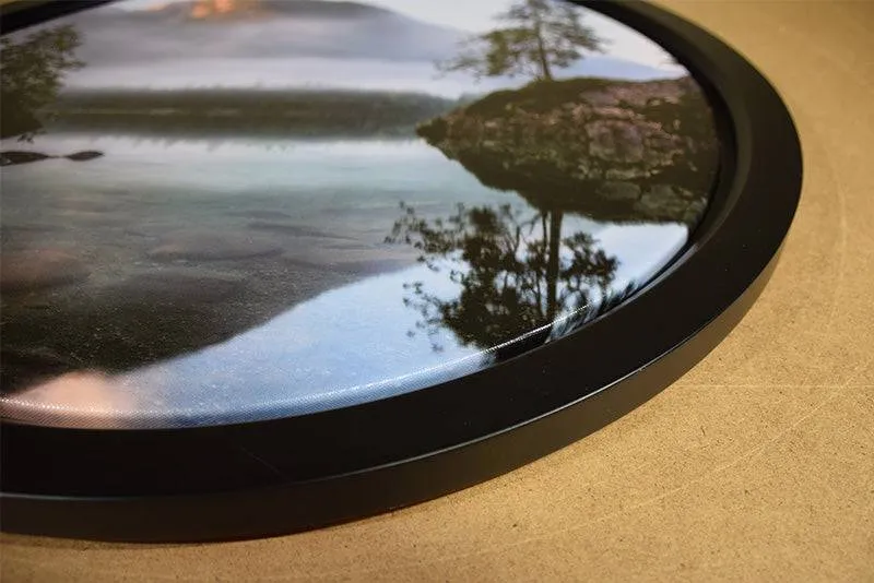 Custom-Sized Impress Framed Round/Oval Stretchers
