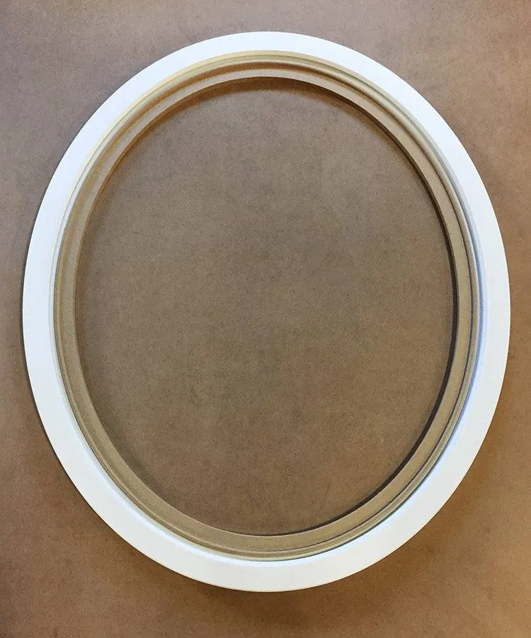 Custom-Sized Impress Framed Round/Oval Stretchers