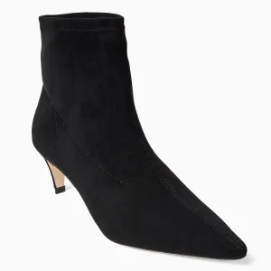 Comfortable Padding Charleston Stretch Kitten Heel Bootie