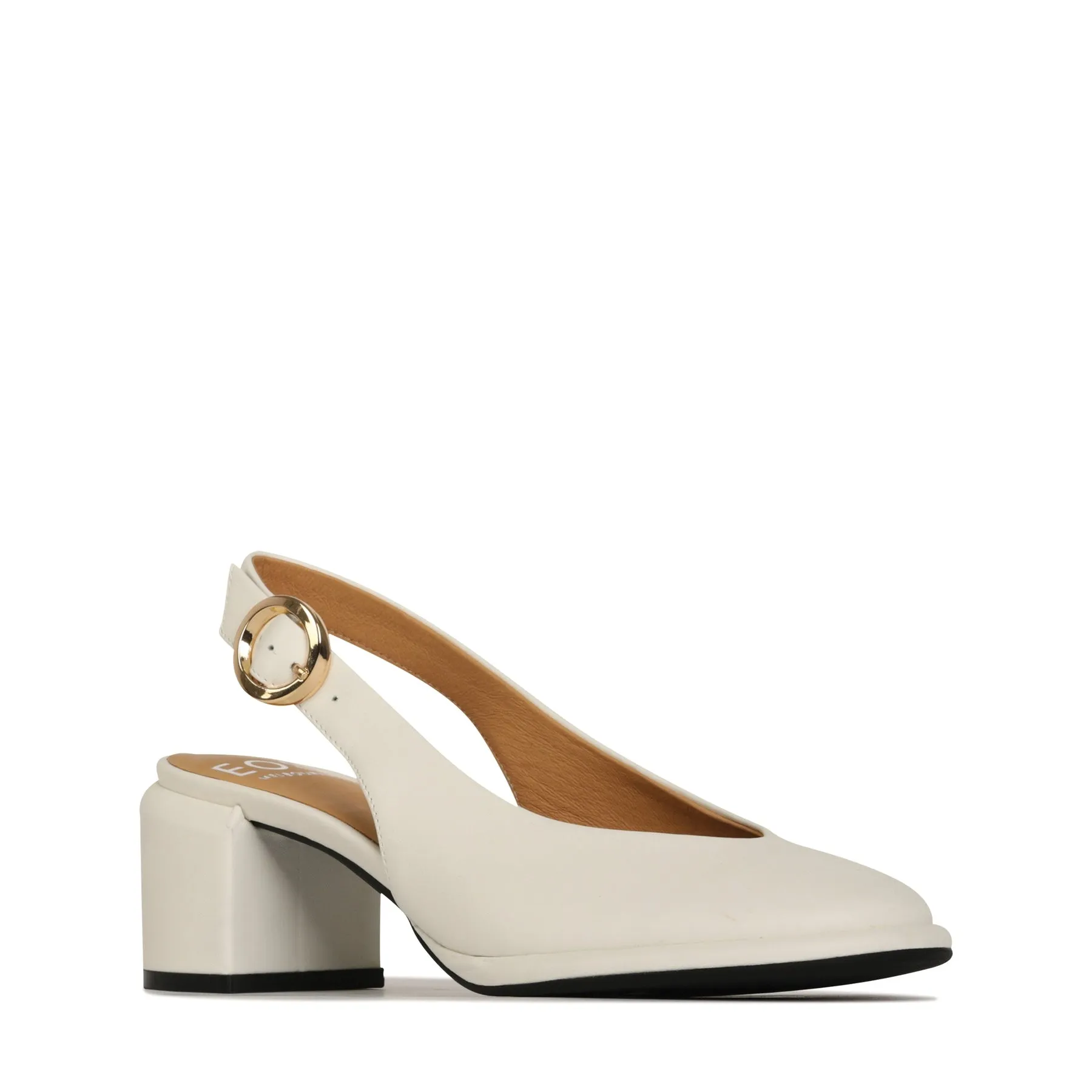 DARCEL LEATHER SLING-BACK HEELS