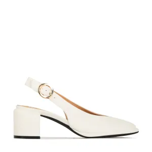DARCEL LEATHER SLING-BACK HEELS
