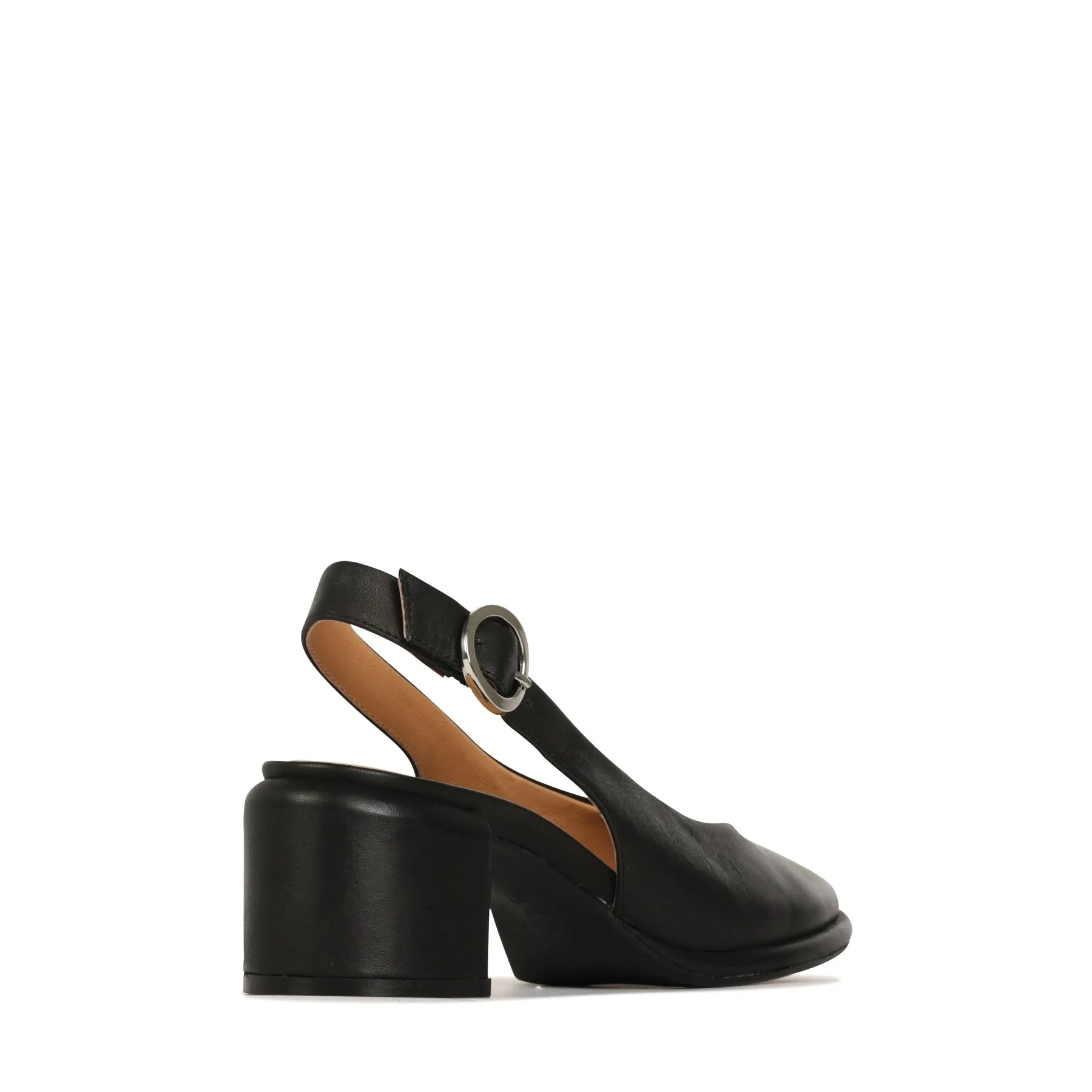 DARCEL LEATHER SLING-BACK HEELS