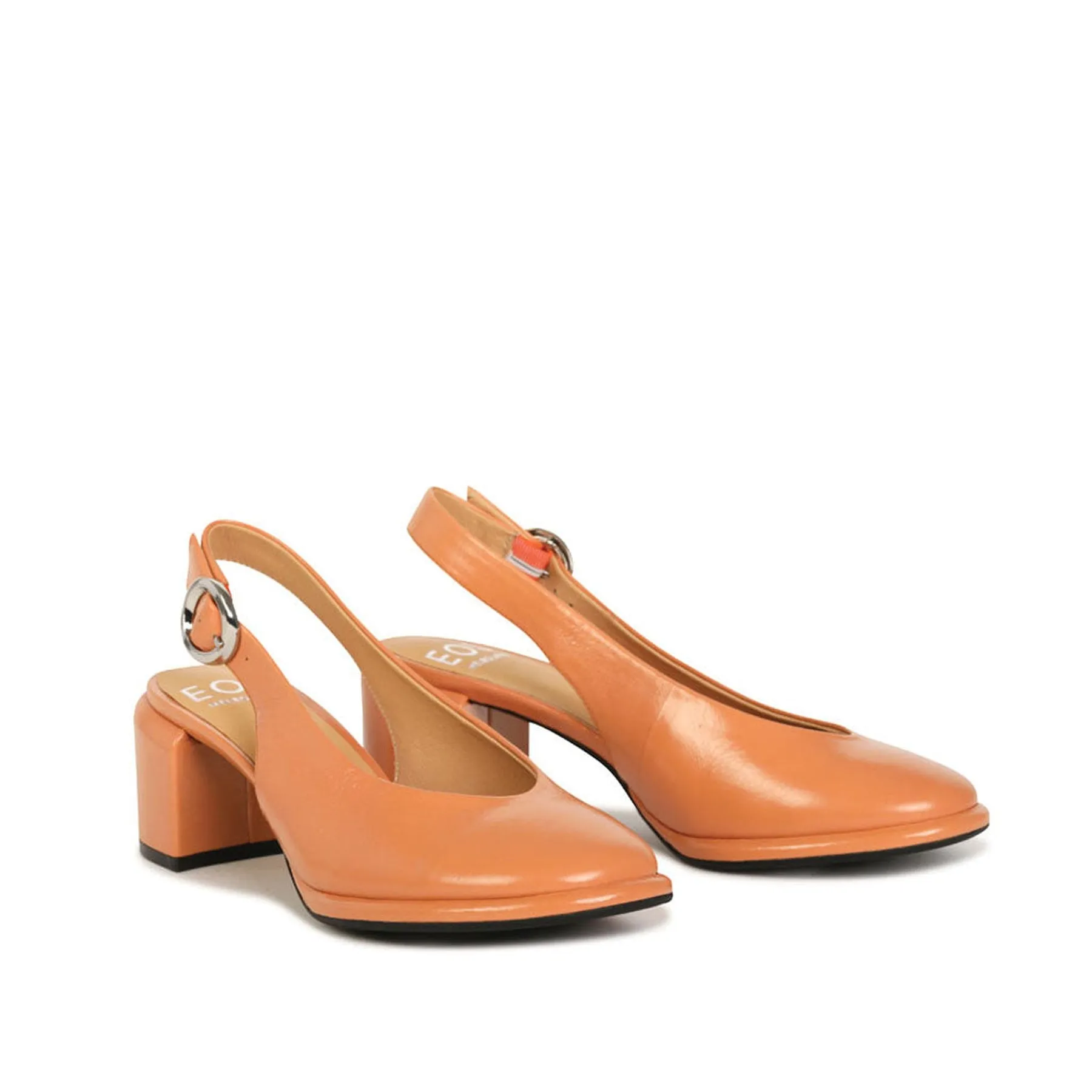 DARCEL LEATHER SLING-BACK HEELS