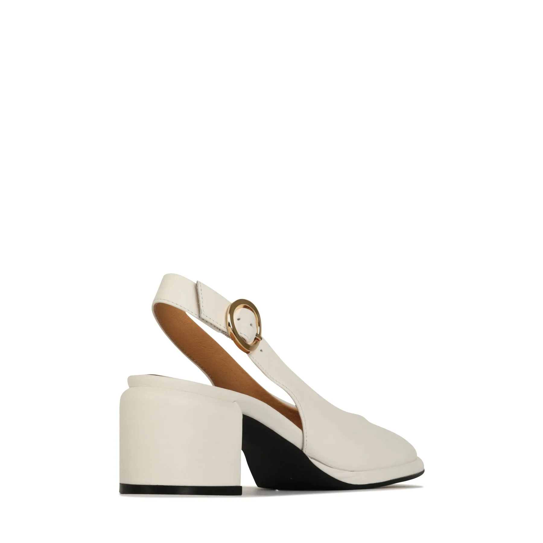 DARCEL LEATHER SLING-BACK HEELS