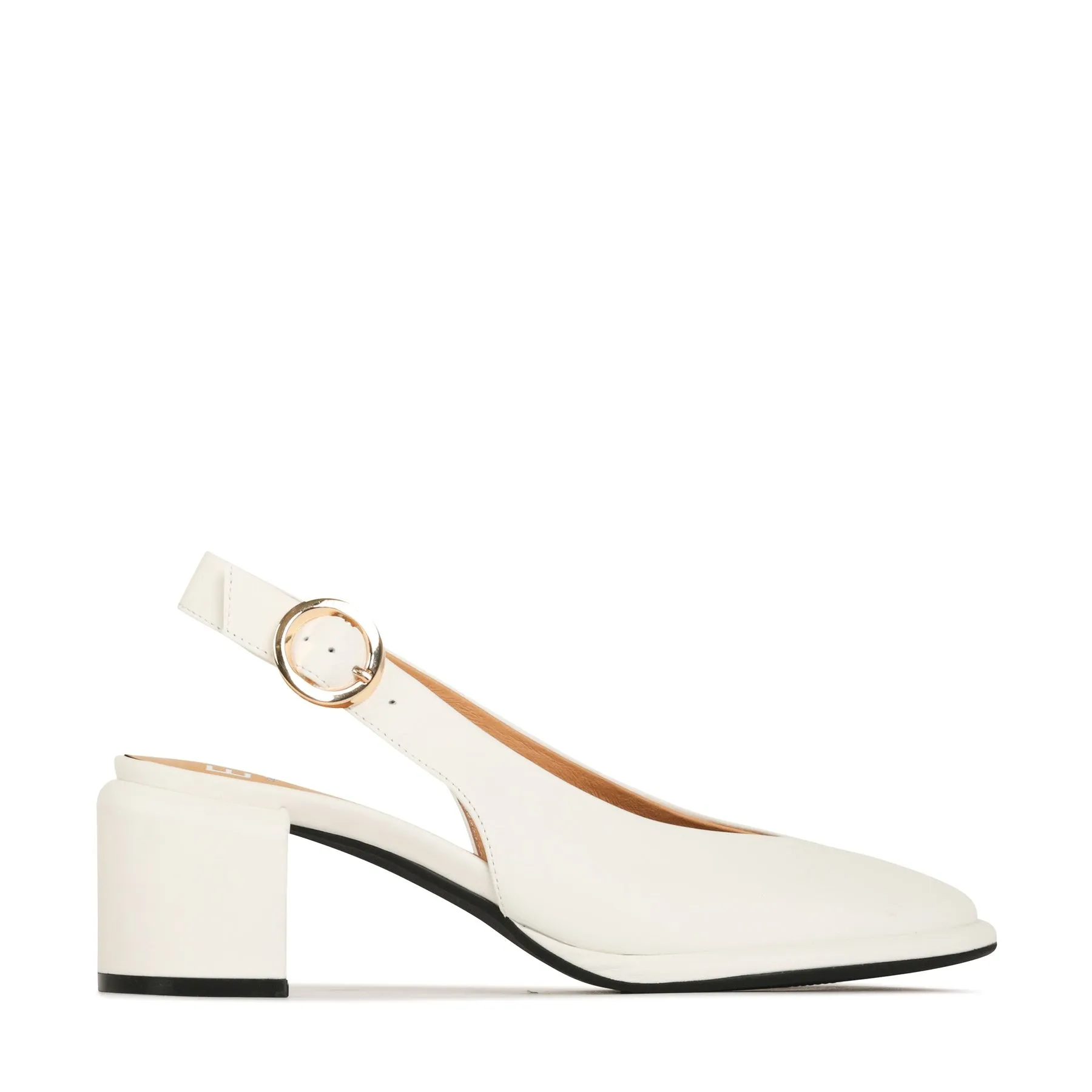 DARCEL LEATHER SLING-BACK HEELS