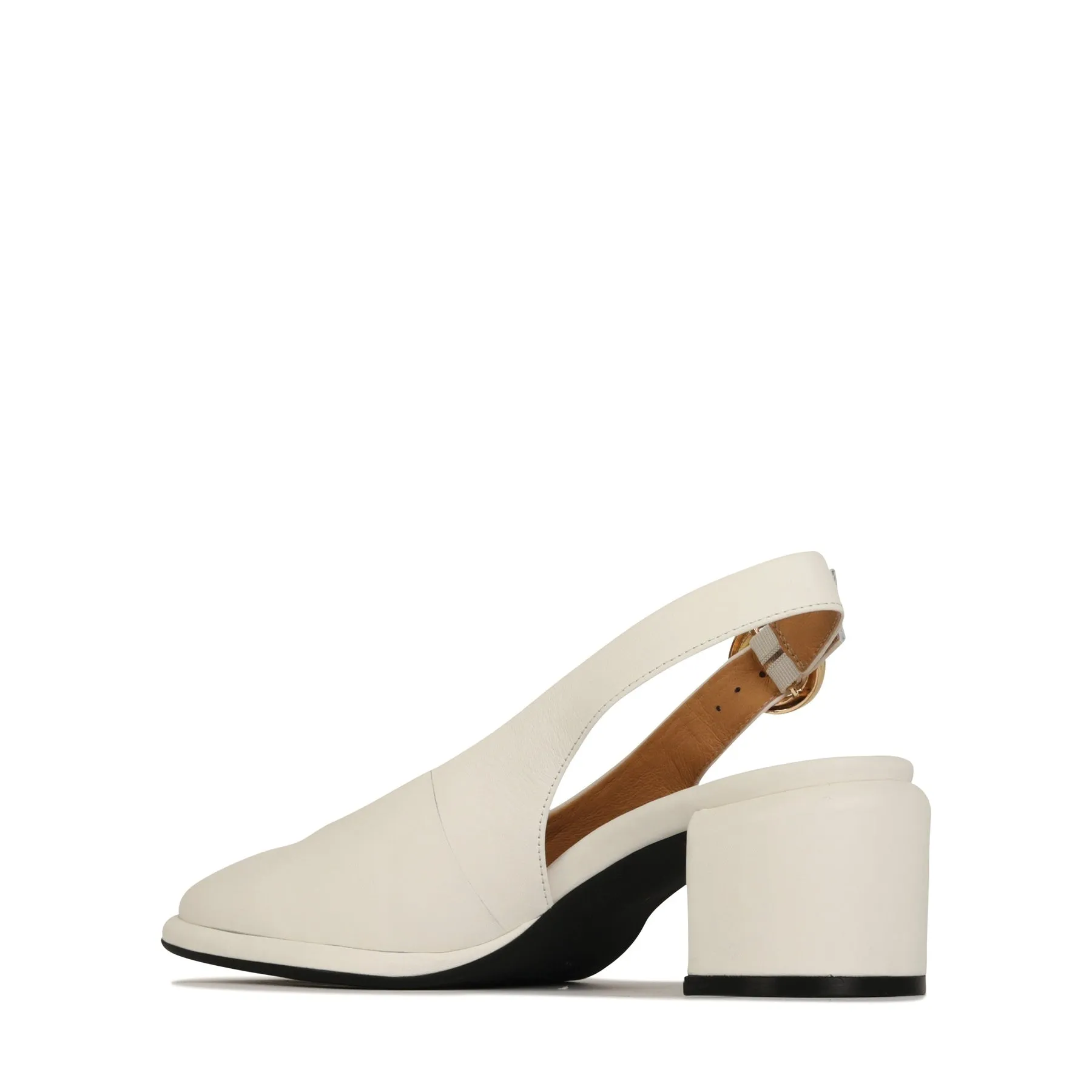 DARCEL LEATHER SLING-BACK HEELS