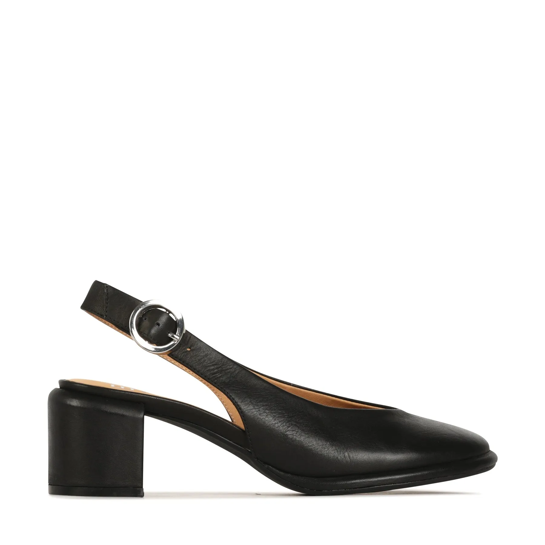 DARCEL LEATHER SLING-BACK HEELS
