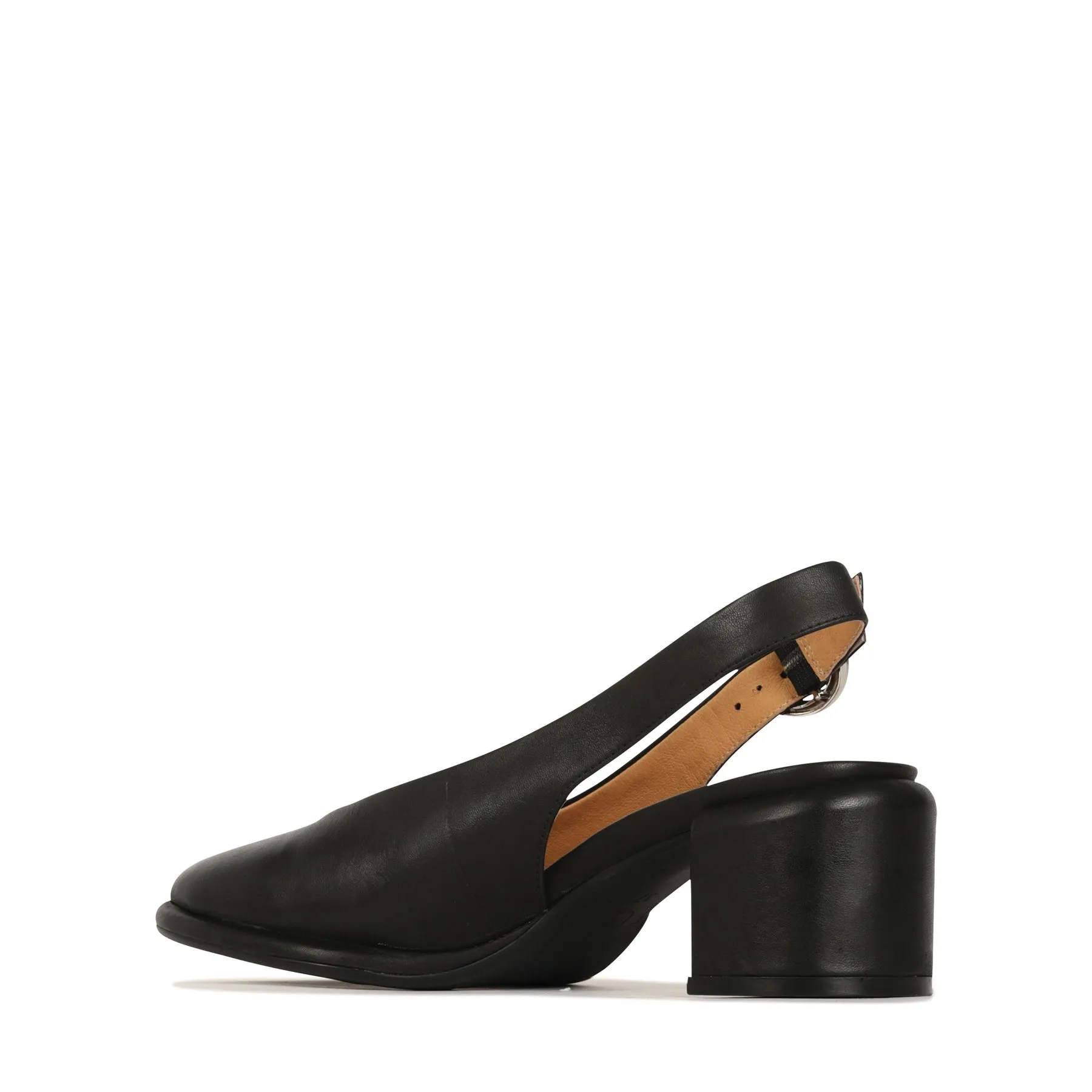 DARCEL LEATHER SLING-BACK HEELS