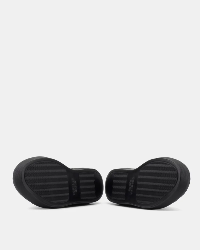 Leather Upper Dark Brown Dress Sneaker in Black Soles