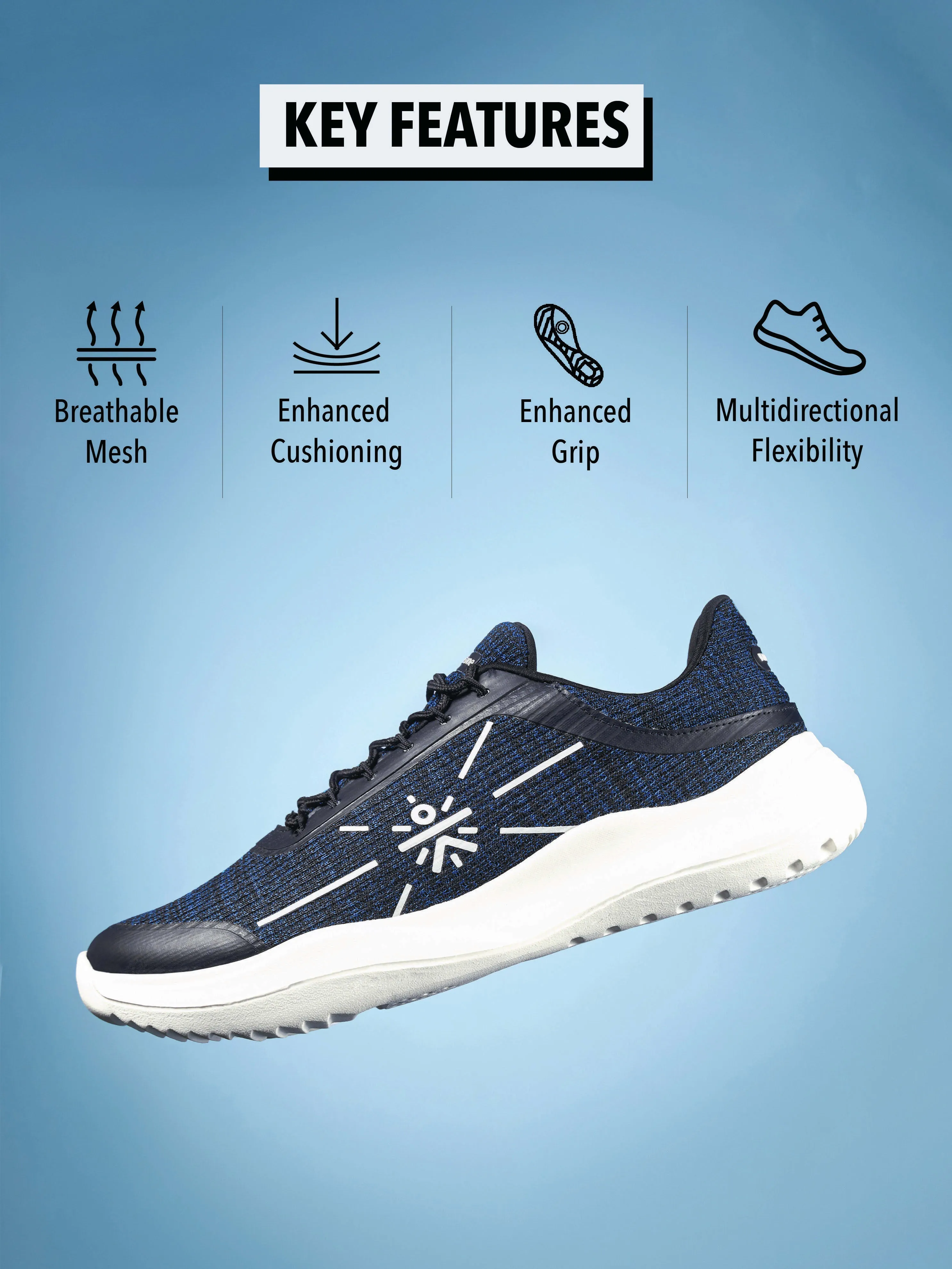 Dartin Men Running Shoes - Navy