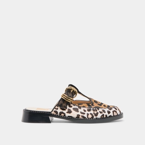 HARLAH FLATS LEOPARD MULTI CALF HAIR Park Time