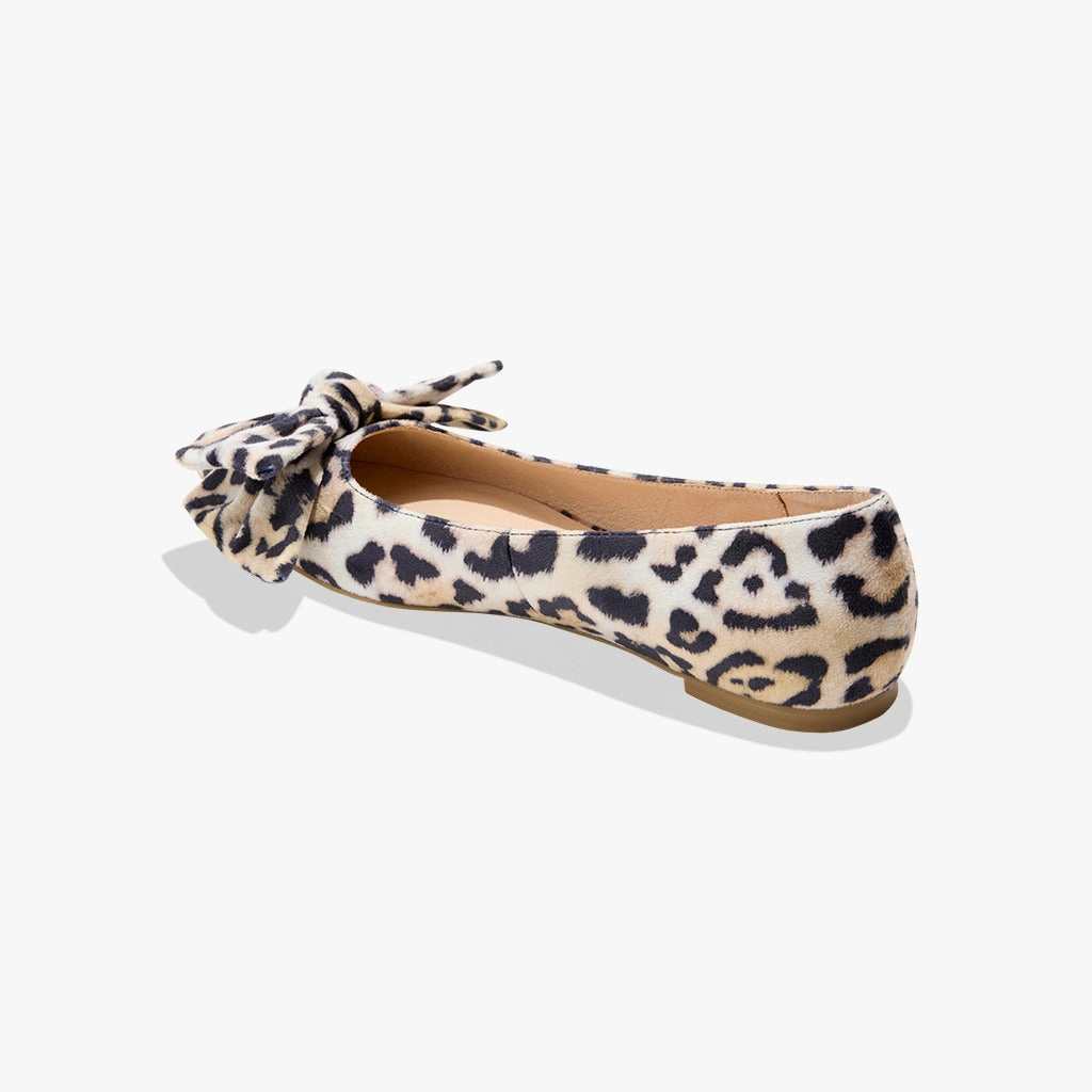 Debra Fabric Bow Ballet Flat Cozy Day