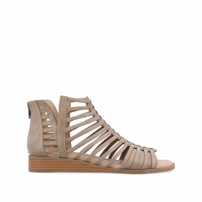 Wedge Heel Amazing DELILAH GLADIATOR SANDALS IN WIDE