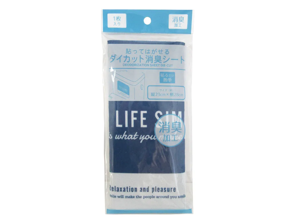 Deodorant Sheet Die Cut Blue