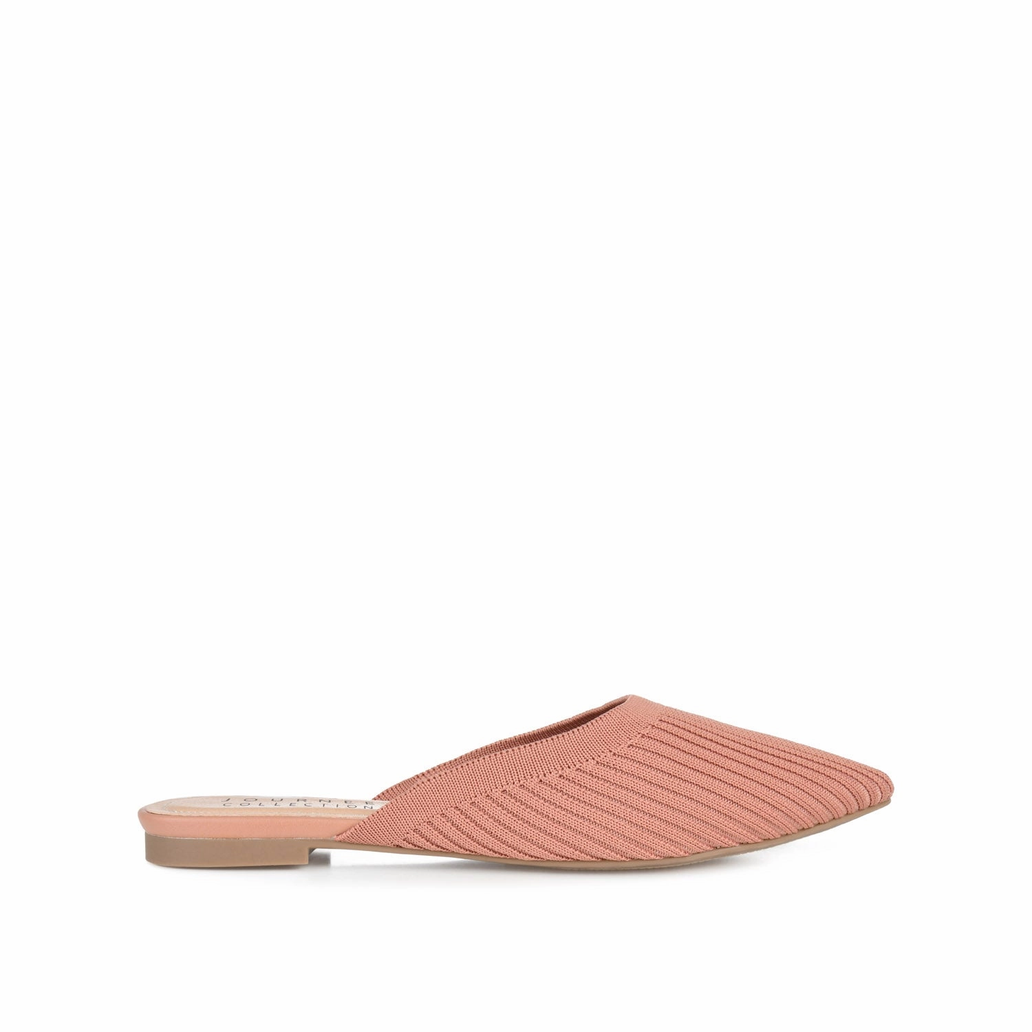 ANIEE STATEMENT KNIT FABRIC MULE FLATS IN WIDE Boosted style Torsional Stability