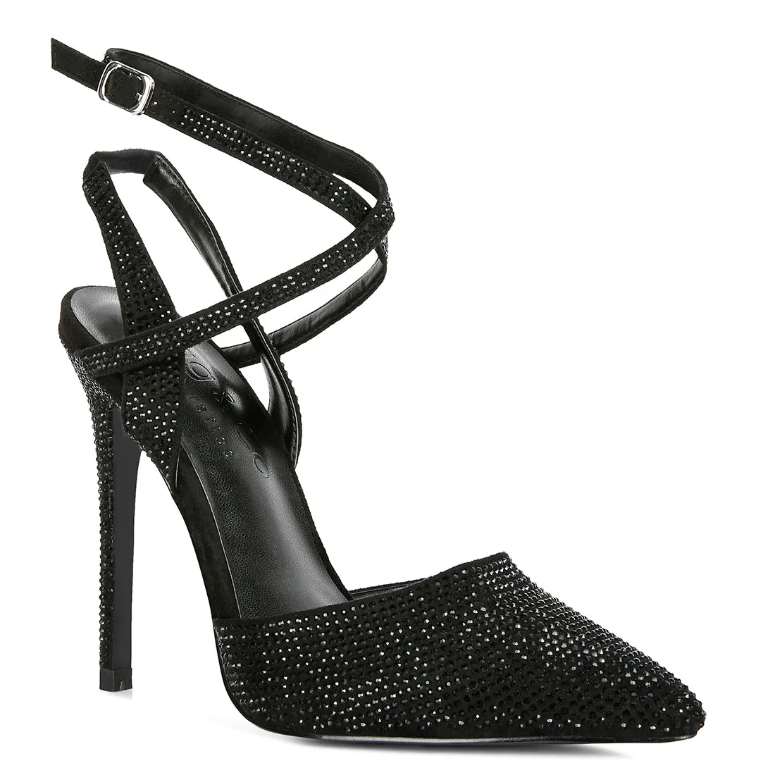 Diamante Studded High Heeled Sandal