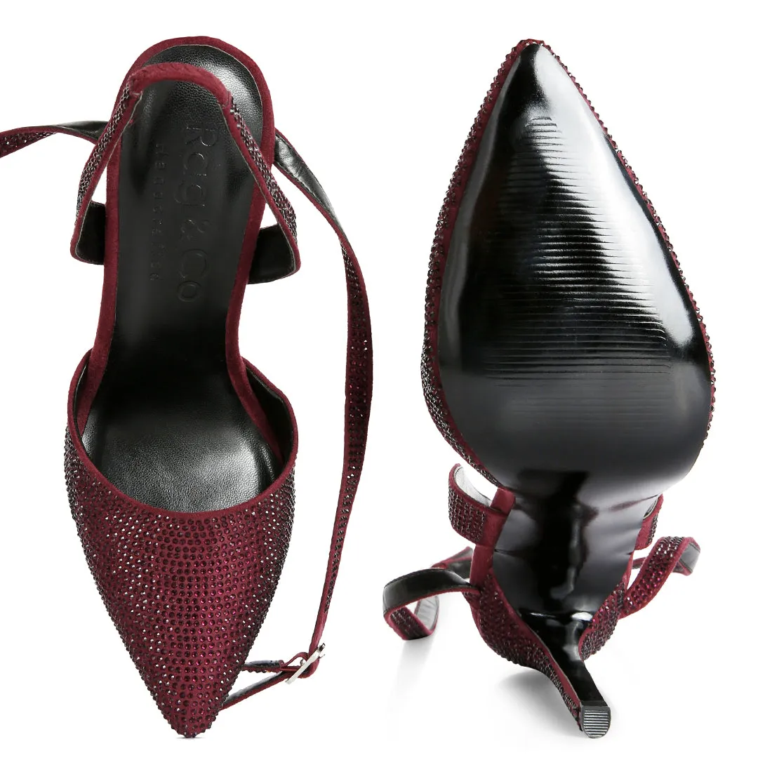 Diamante Studded High Heeled Sandal