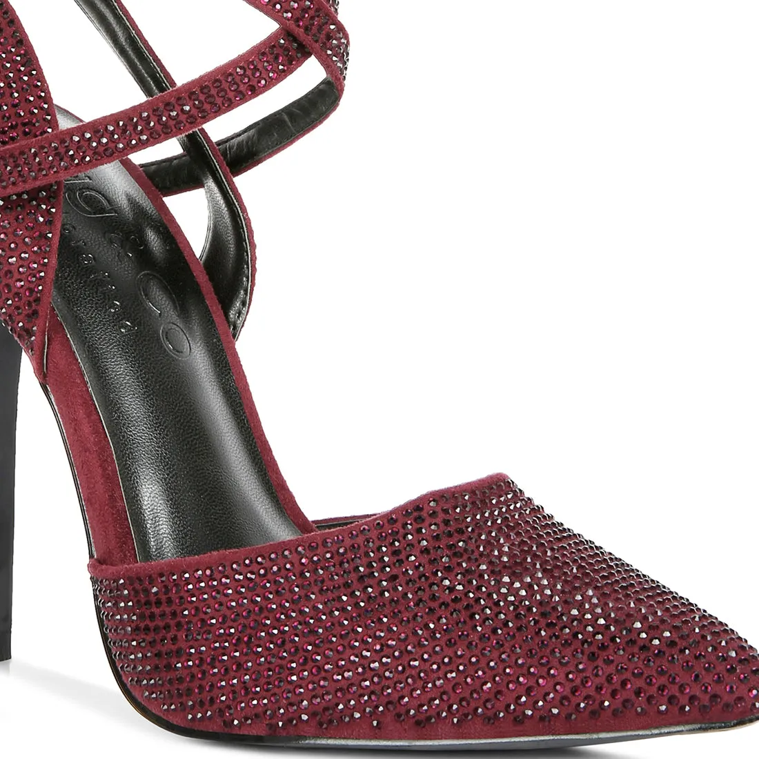 Diamante Studded High Heeled Sandal