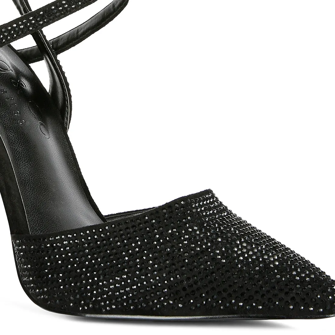 Diamante Studded High Heeled Sandal