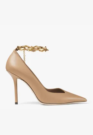 Diamond Talura 100 Pumps in Calf Leather
