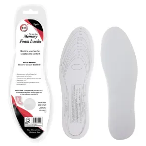 DID Resizable Memory Foam Insoles 1 Pair