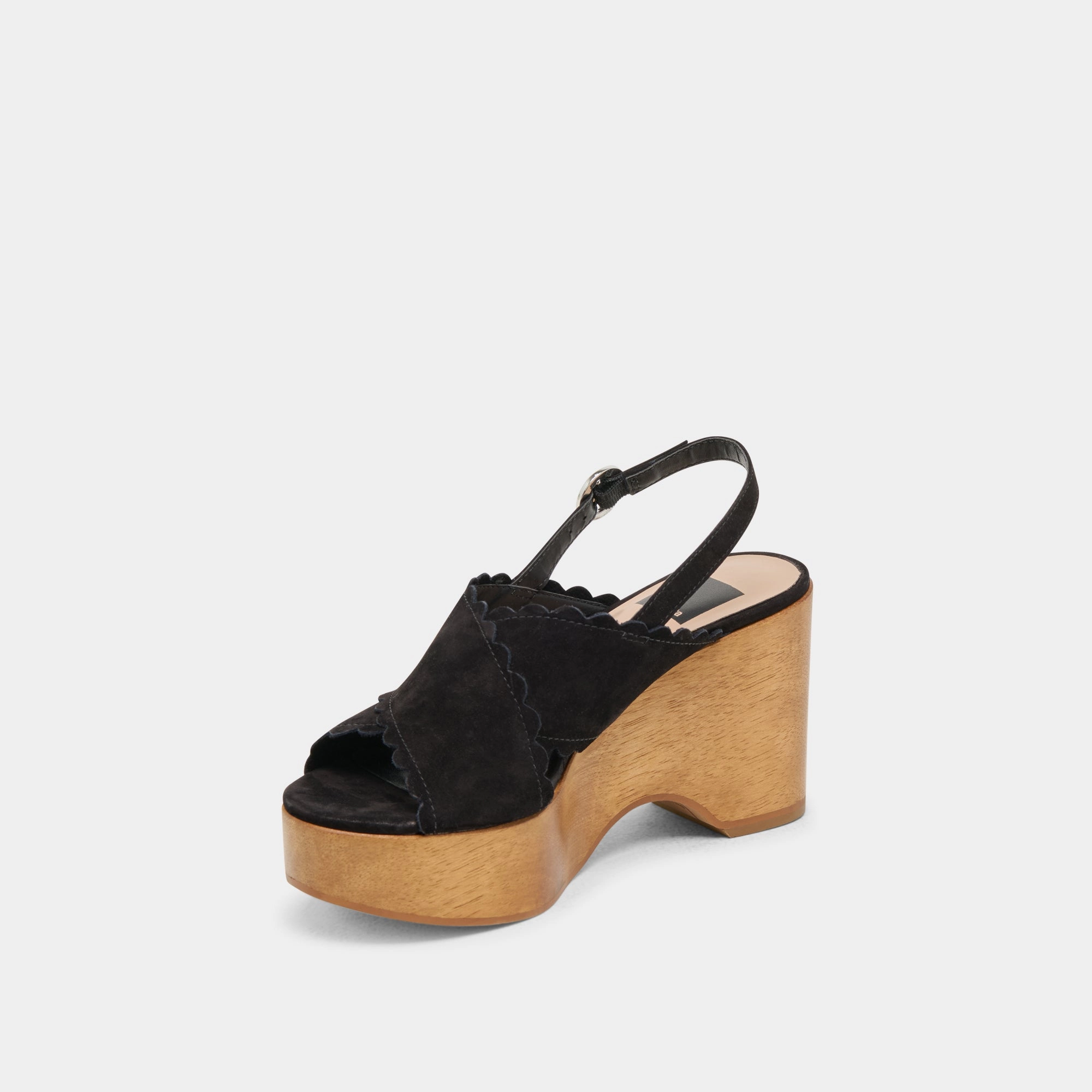 DILION WEDGES BLACK NUBUCK most comfortable city dwellers' casual shoes