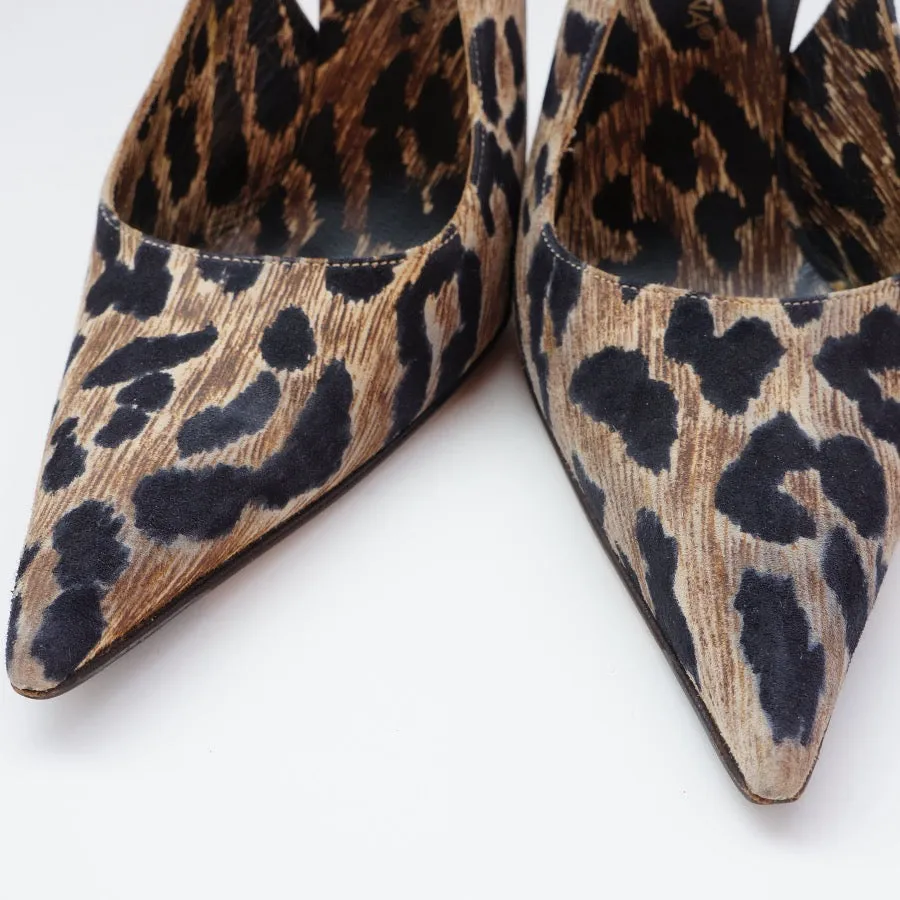 Dolce & Gabbana Nubuck Leather Slingback