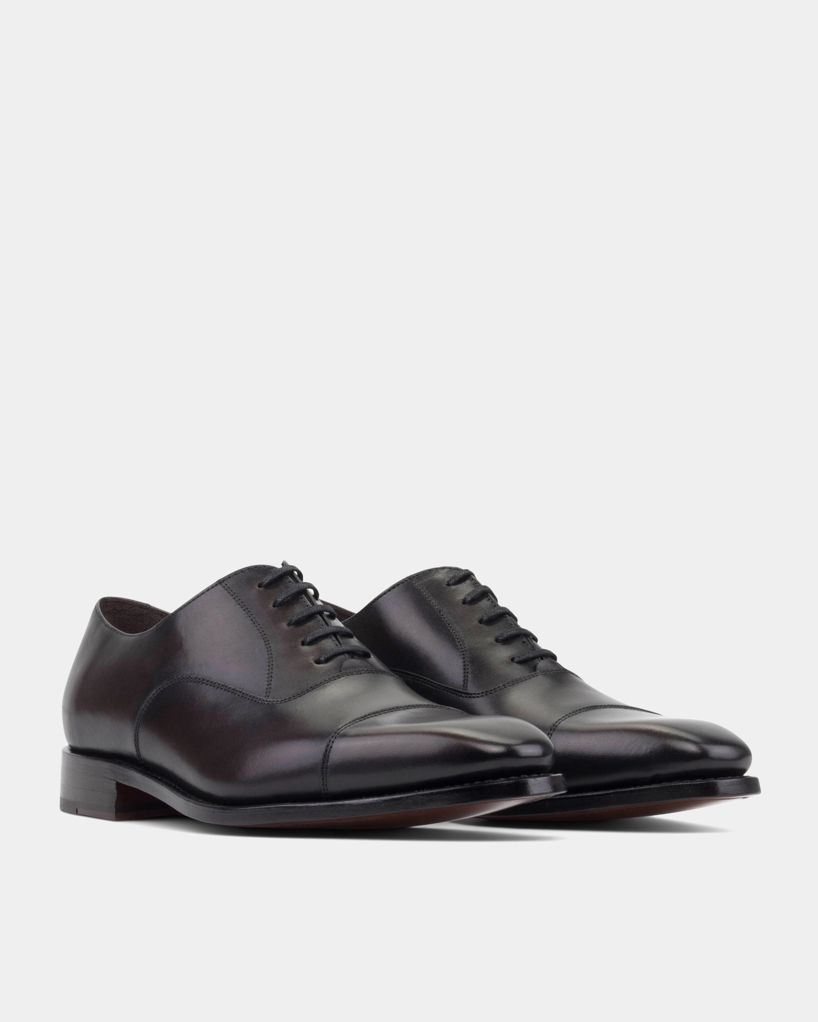 Bespoke Edge Ashford Dark Brown Cap Toe Oxford - 722