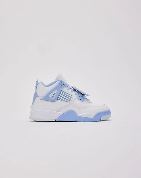 Durable TPU Frame All-weather breathability Jordan Air Jordan 4 Retro 'Aluminum' Pre-School