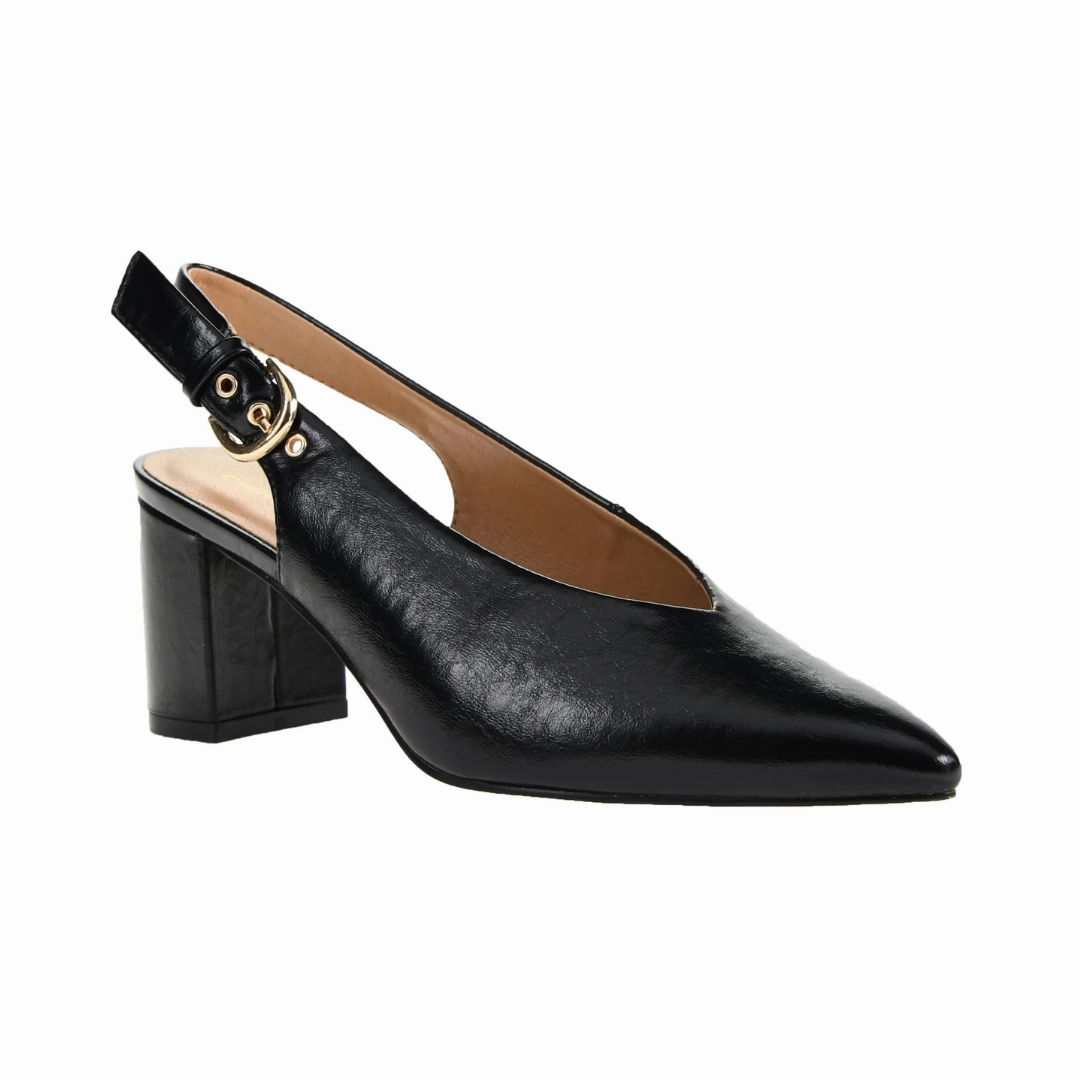 Zip Closure sunny - day shoes Menny in Black