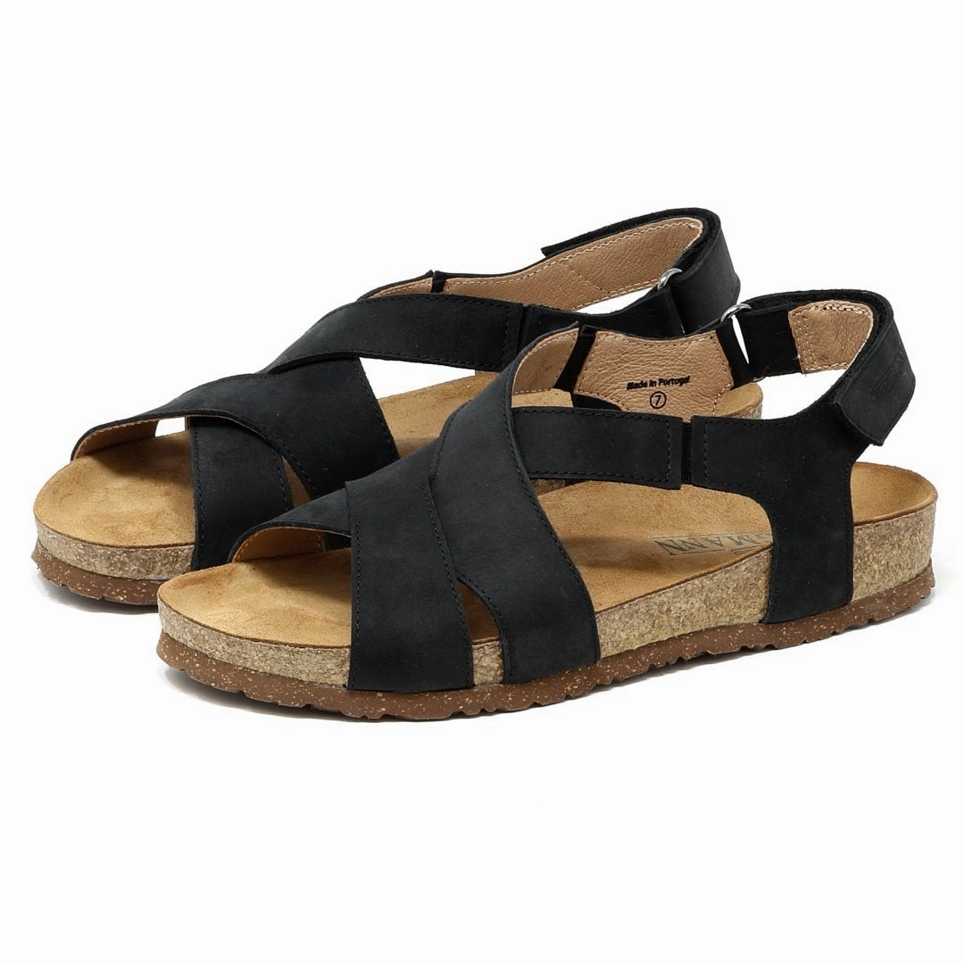 Women's Hannah Leather Sandal - Medium Air Walk