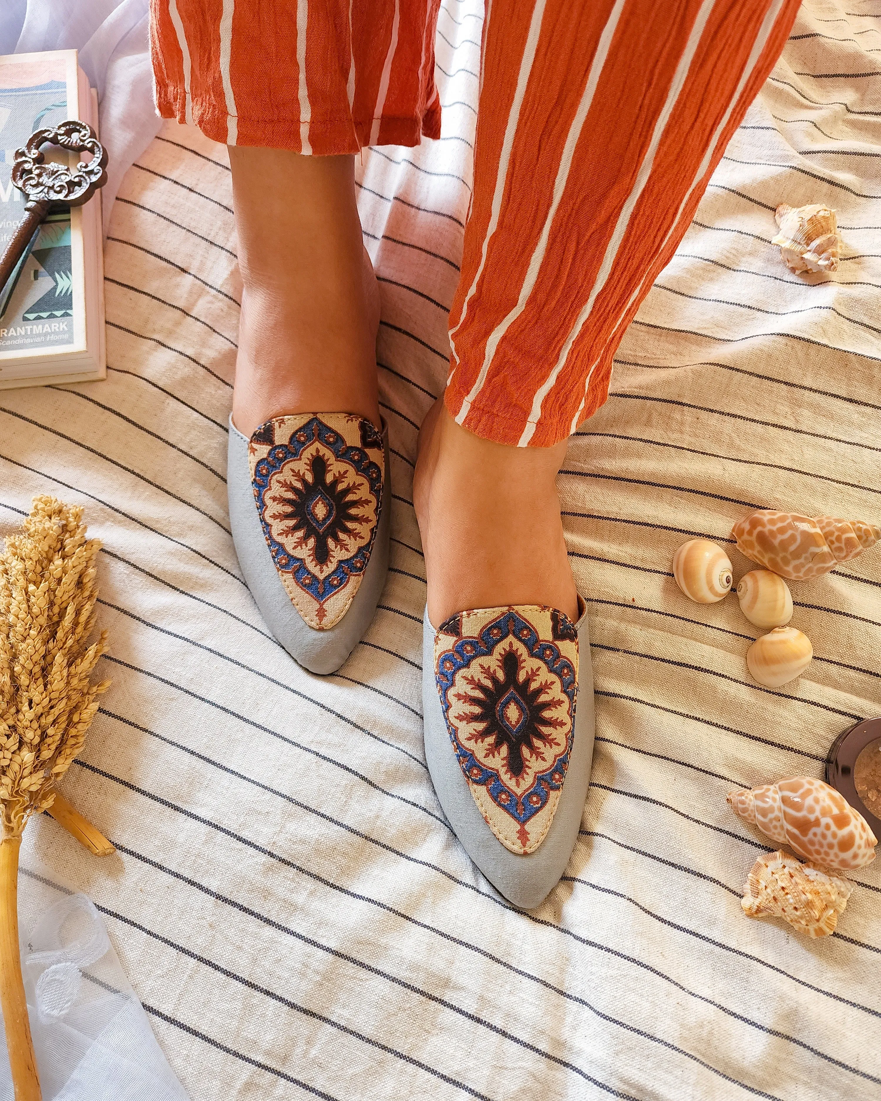 Eccentric Engrave Slip Ons