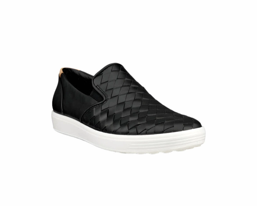 senior - style ECCO SOFT 7 WOVEN SLIP-ON WOMEN'S