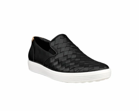 senior - style ECCO SOFT 7 WOVEN SLIP-ON WOMEN'S
