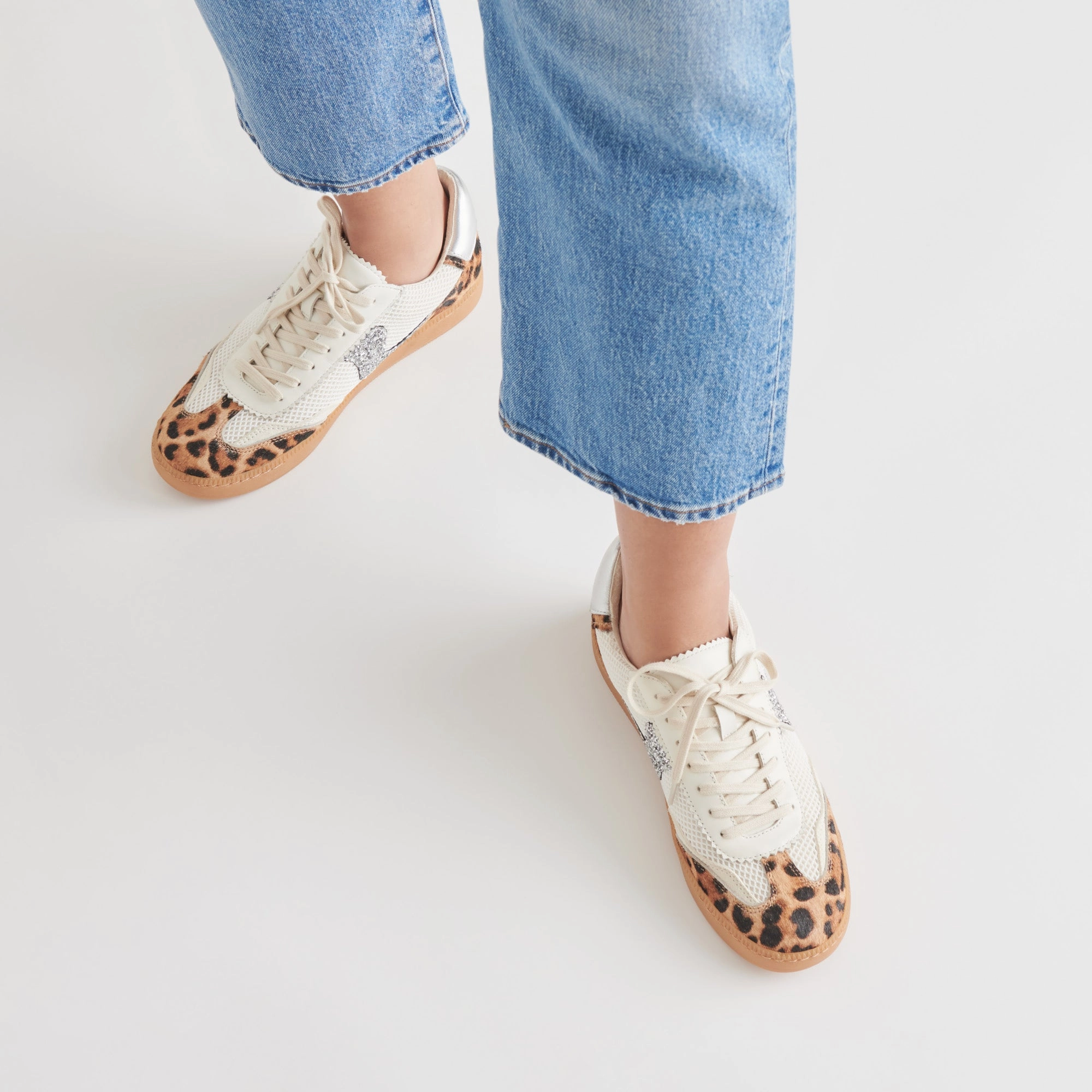 Flexible Upper NOTICE SNEAKERS LEOPARD MULTI CALF HAIR