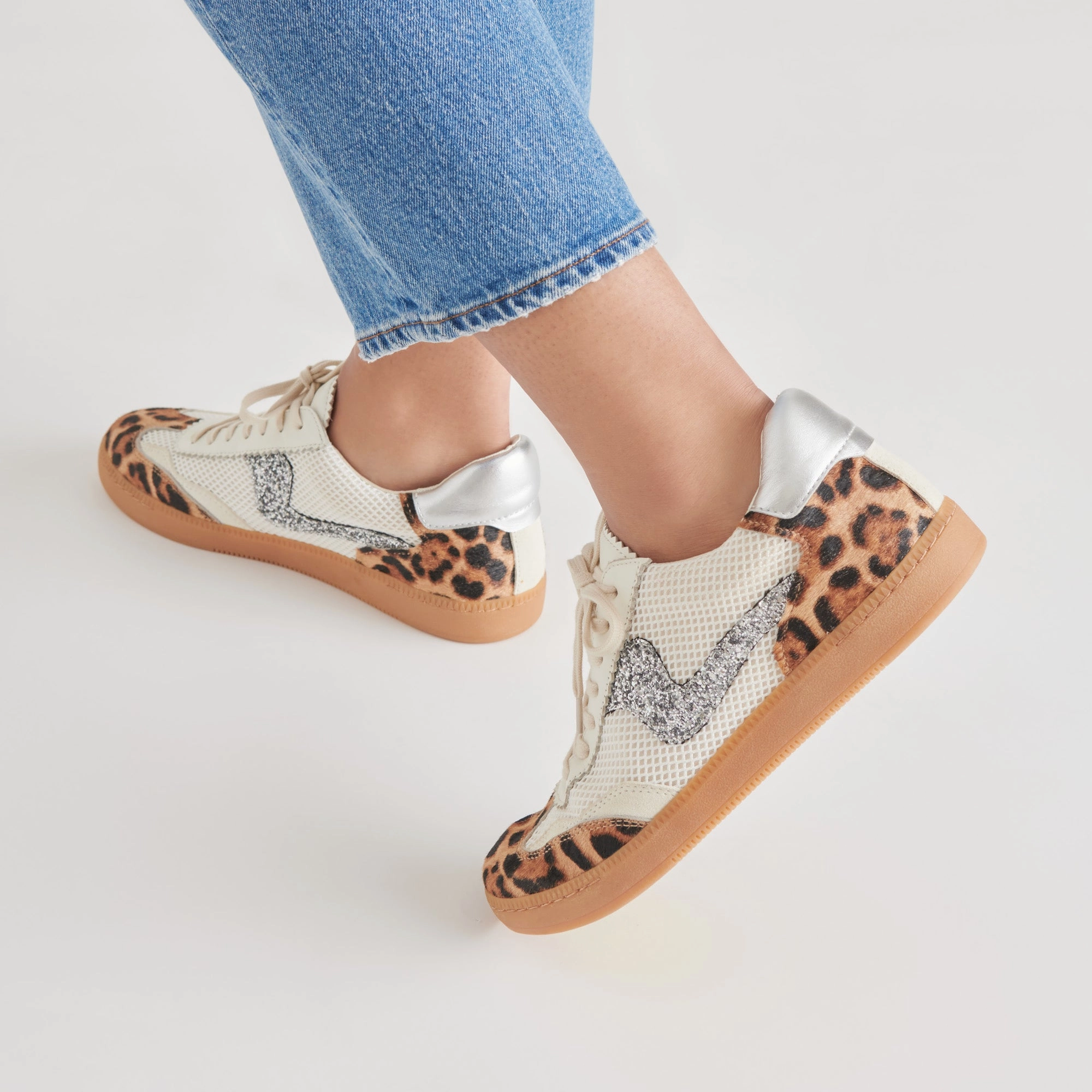 Weekend Moves NOTICE SNEAKERS LEOPARD MULTI CALF HAIR