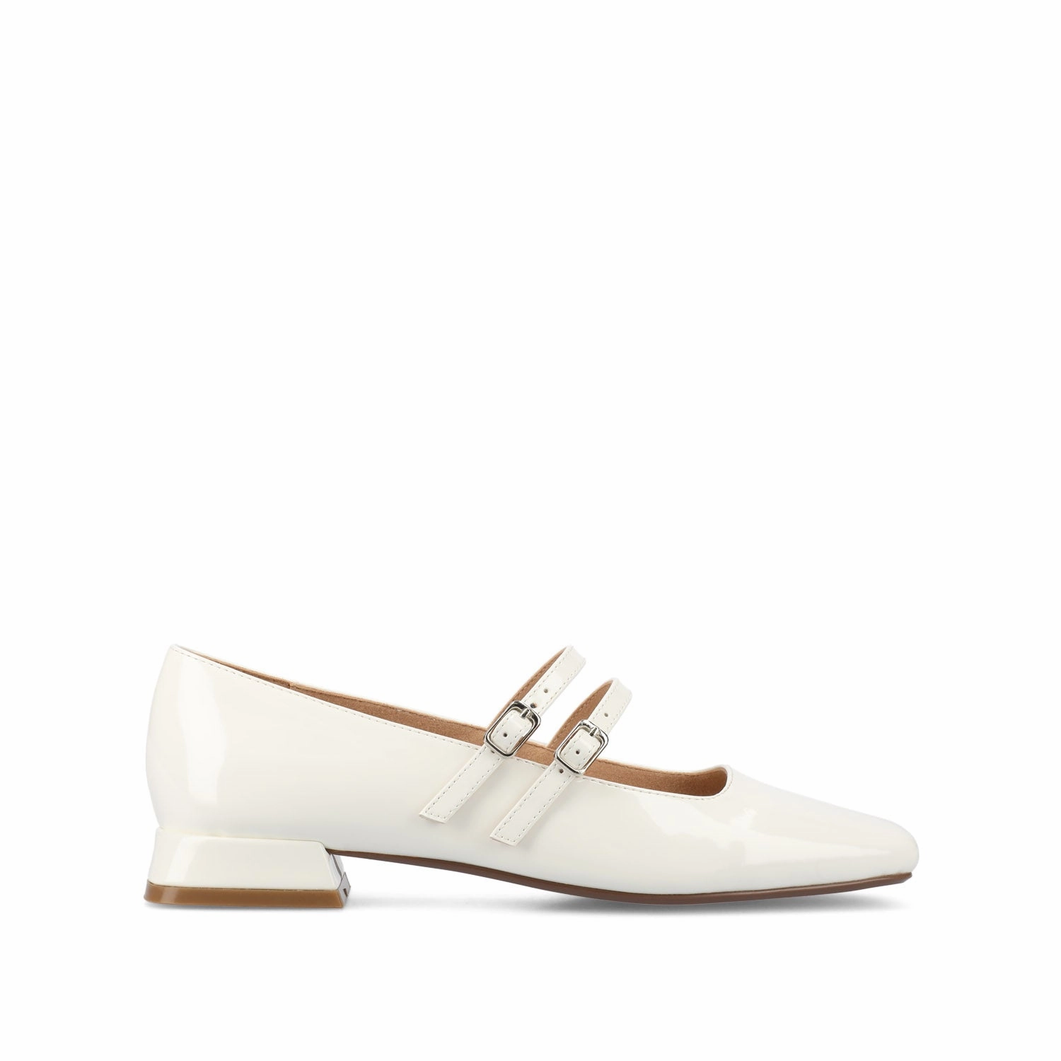 Simple Walk synthetic material GREDAH MARY JANE FLATS IN VEGAN LEATHER