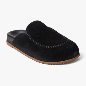 Chesapeake Suede Slip-On Clog Smooth Surface