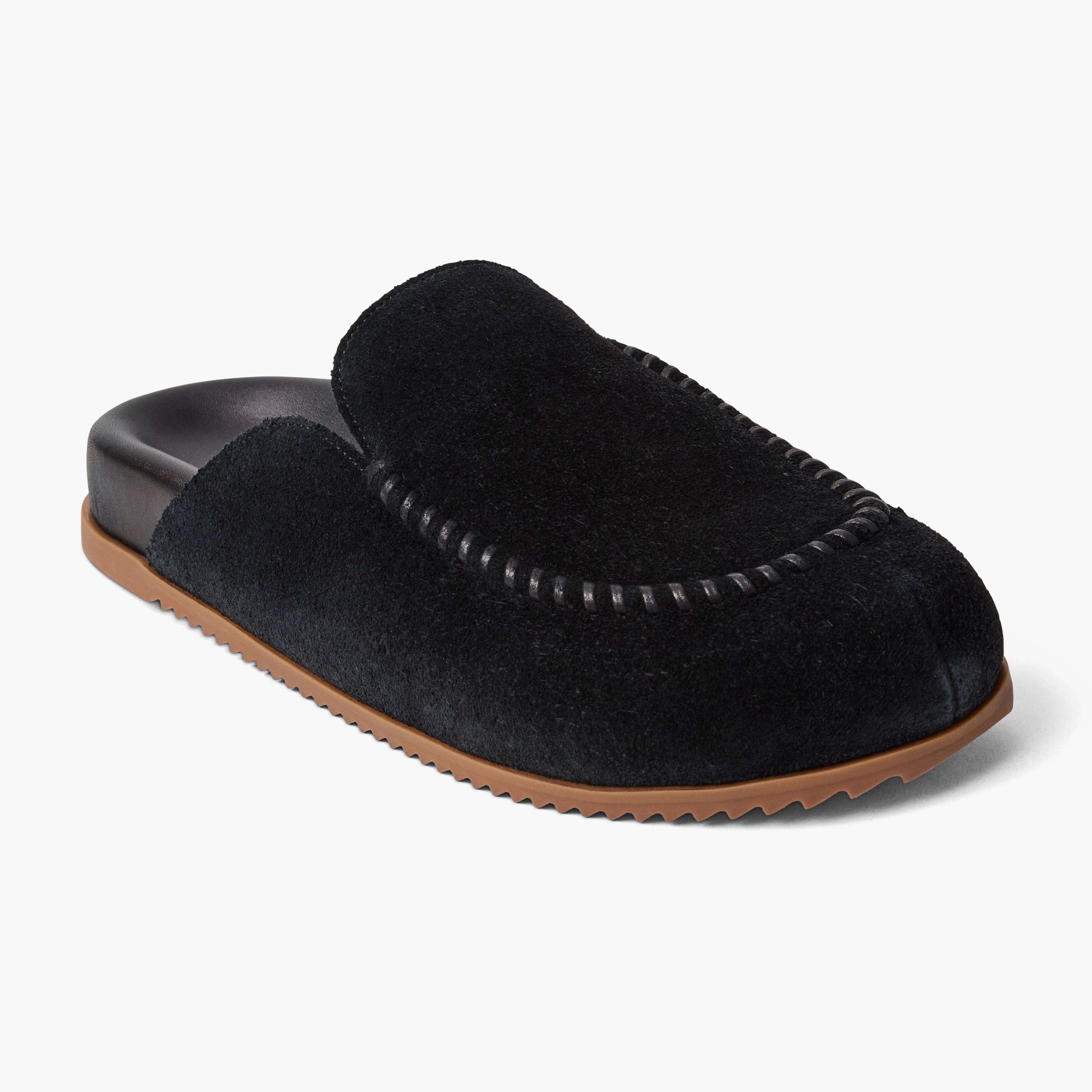 Chesapeake Suede Slip-On Clog Smooth Surface