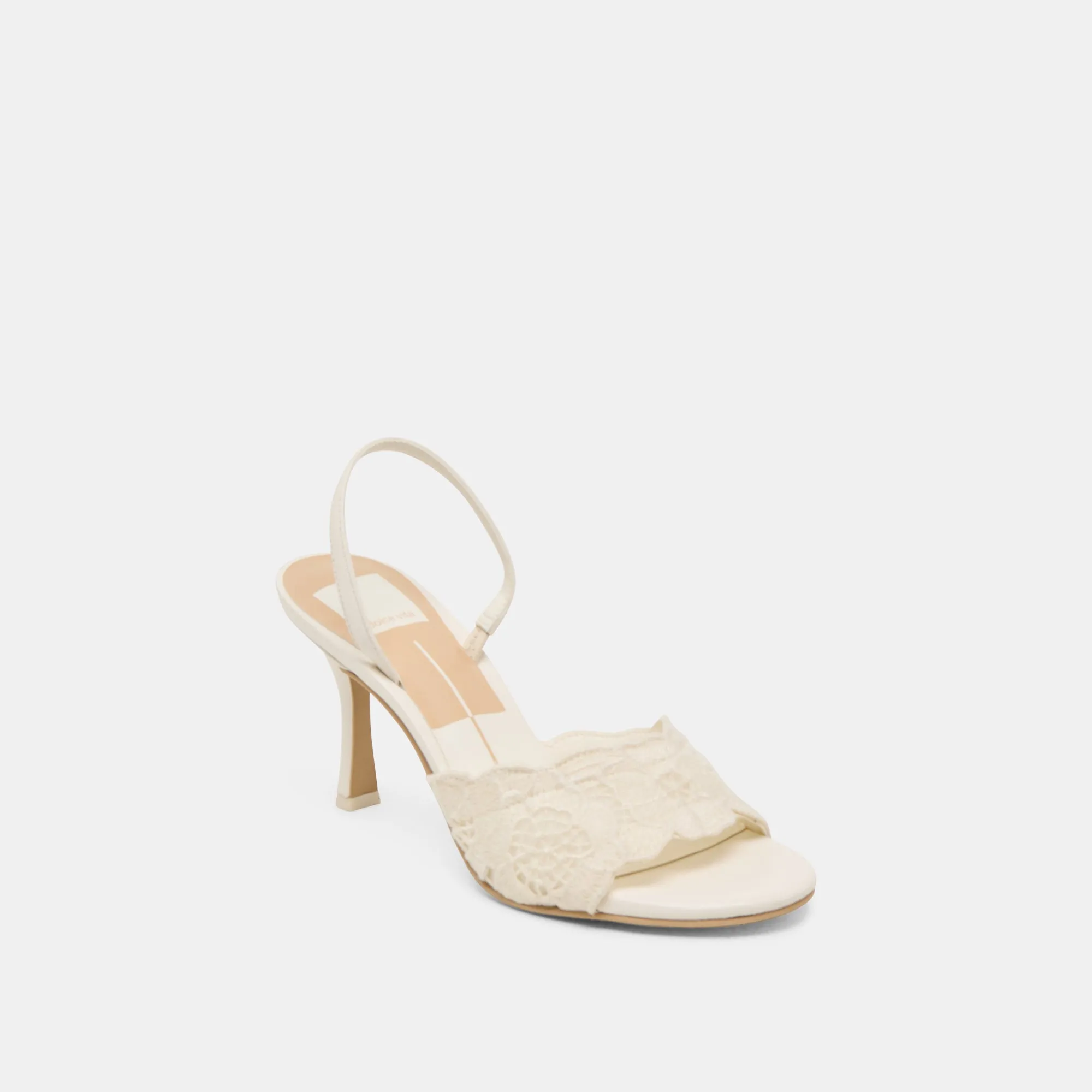 LARRA HEELS WHITE CROCHET charity event Formal Event