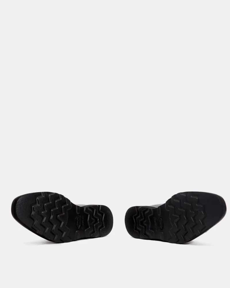 All Night Refined Edge Black Wholecut Oxford Lightweight Dress Shoe